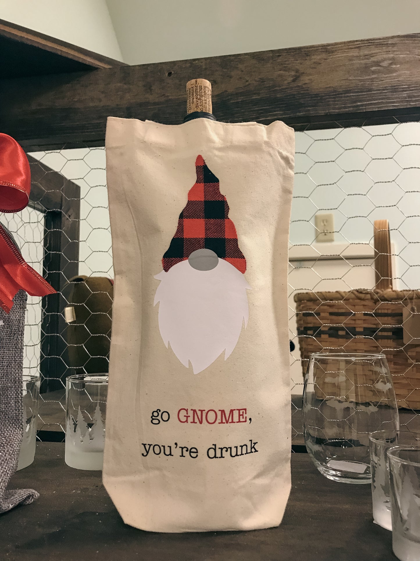 Gnome Wine Bag