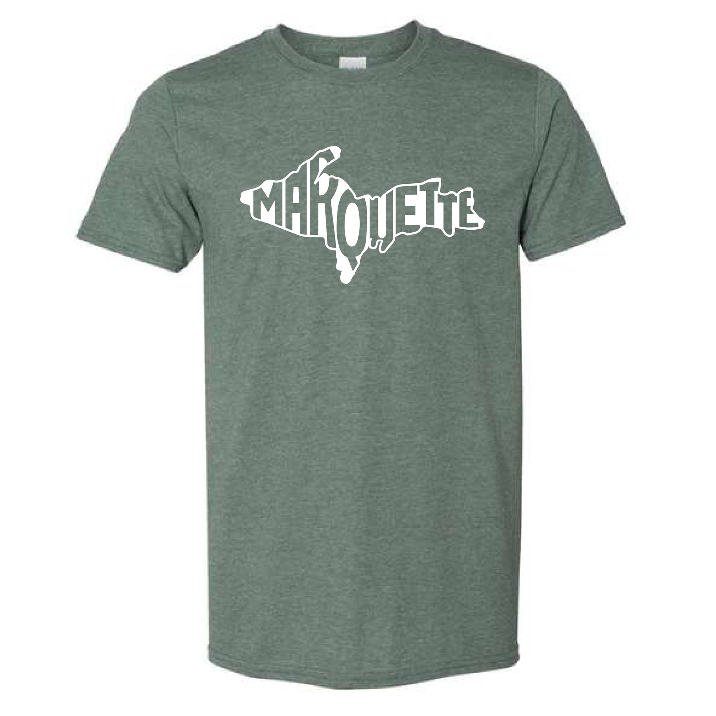 Marquette UP Outline - Michigan Tee