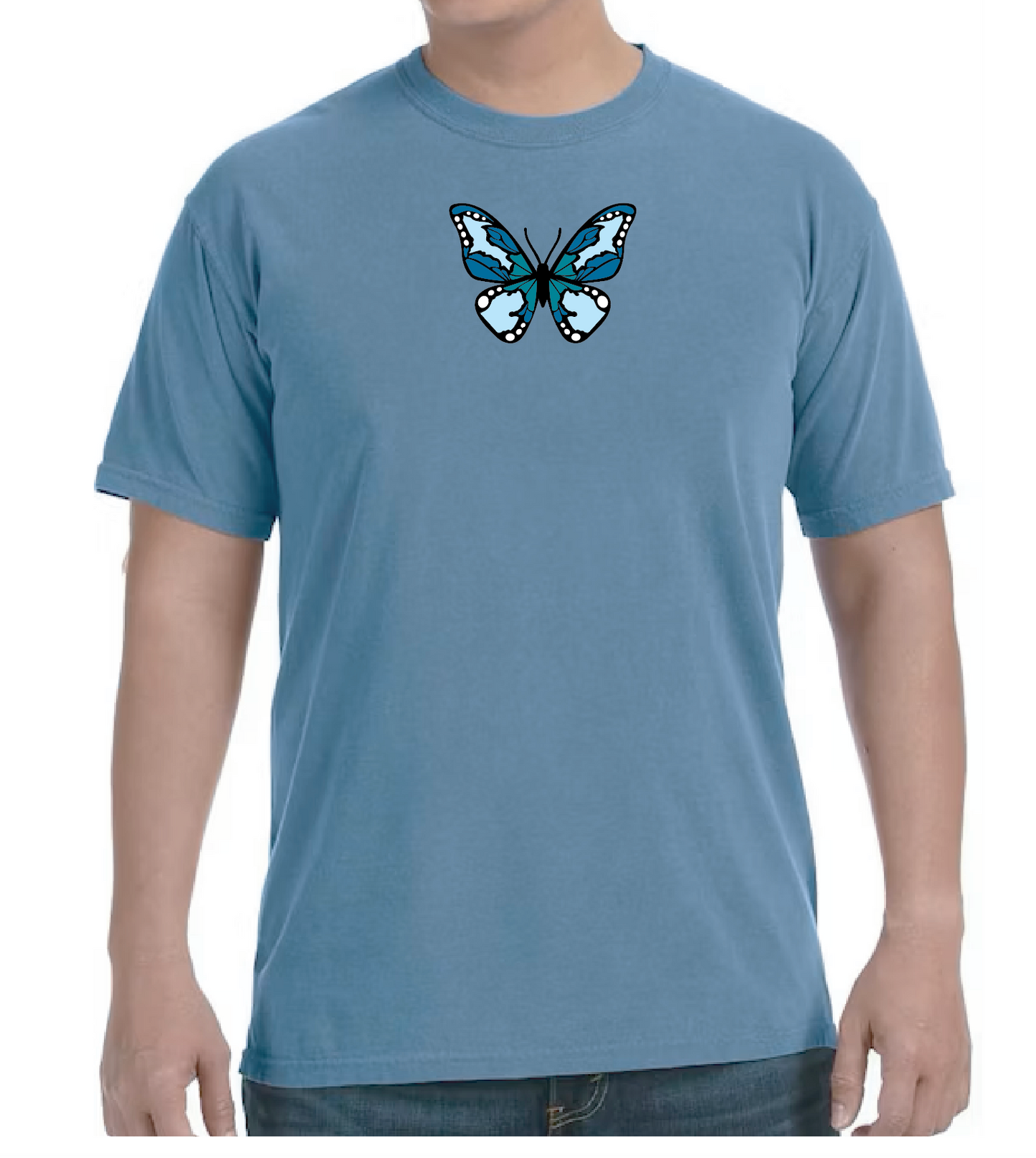 MI Butterfly Tee - Blue