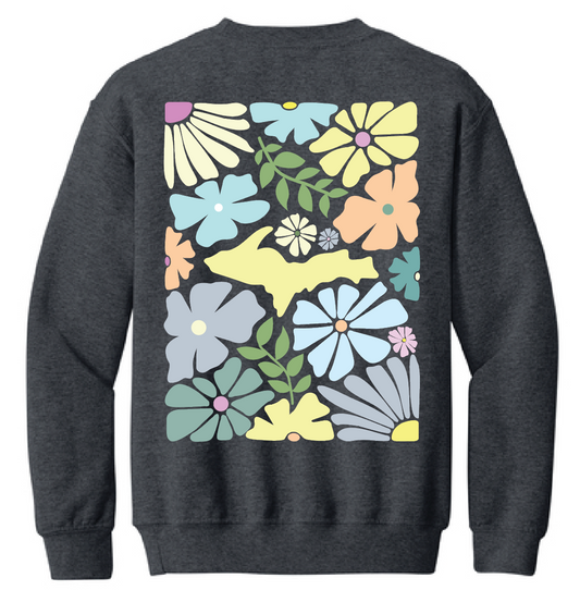 UP Flower Sweatshirt - Youth