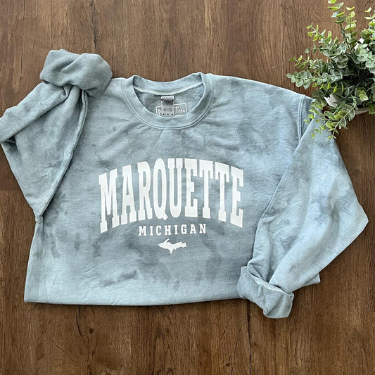 Marquette Michigan - Stonewashed Sweatshirt